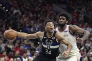 Joel Embiid and Giannis Antetokounmpo will once again compete for the MVP award (Image via Getty Images)